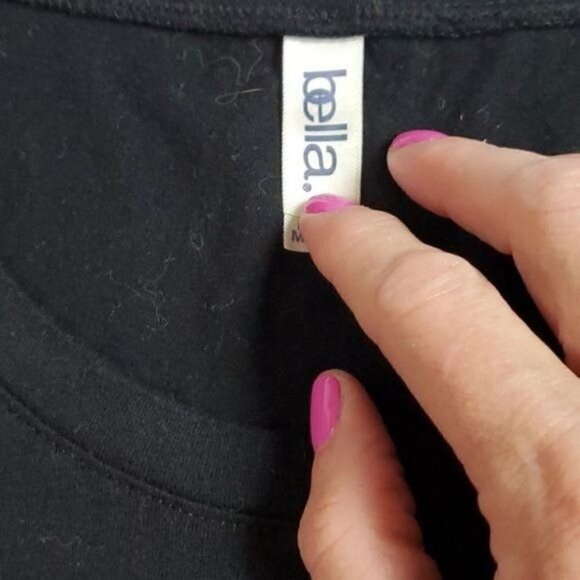 LAST CHANCE Bella Zac Brown Band #7 Concert Sz M Black SS T-shirt - Picture 3 of 7